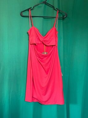 Good Luck Gem Hot Pink Mini Dress